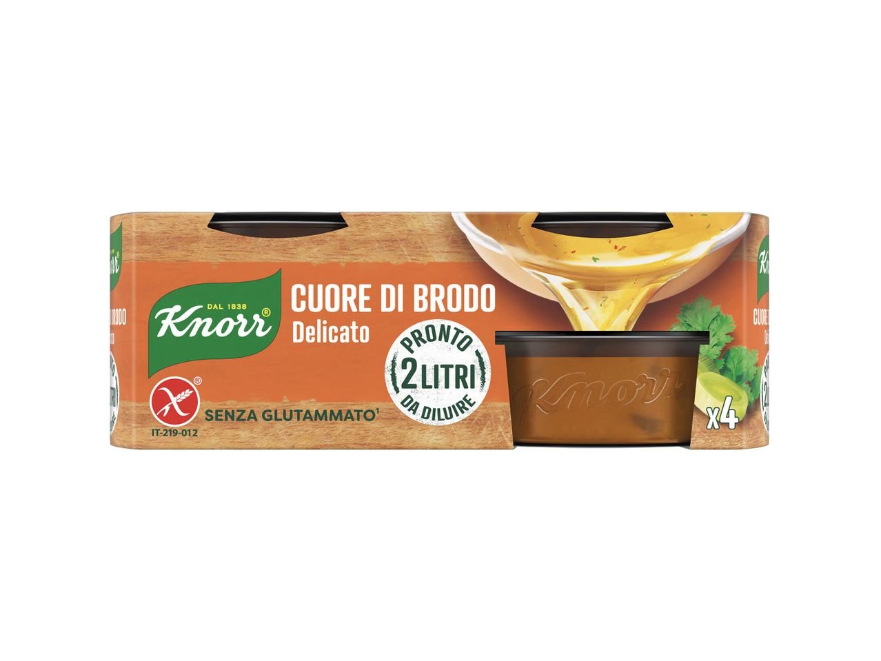 Cuore di brodo delicato/funghi porcini