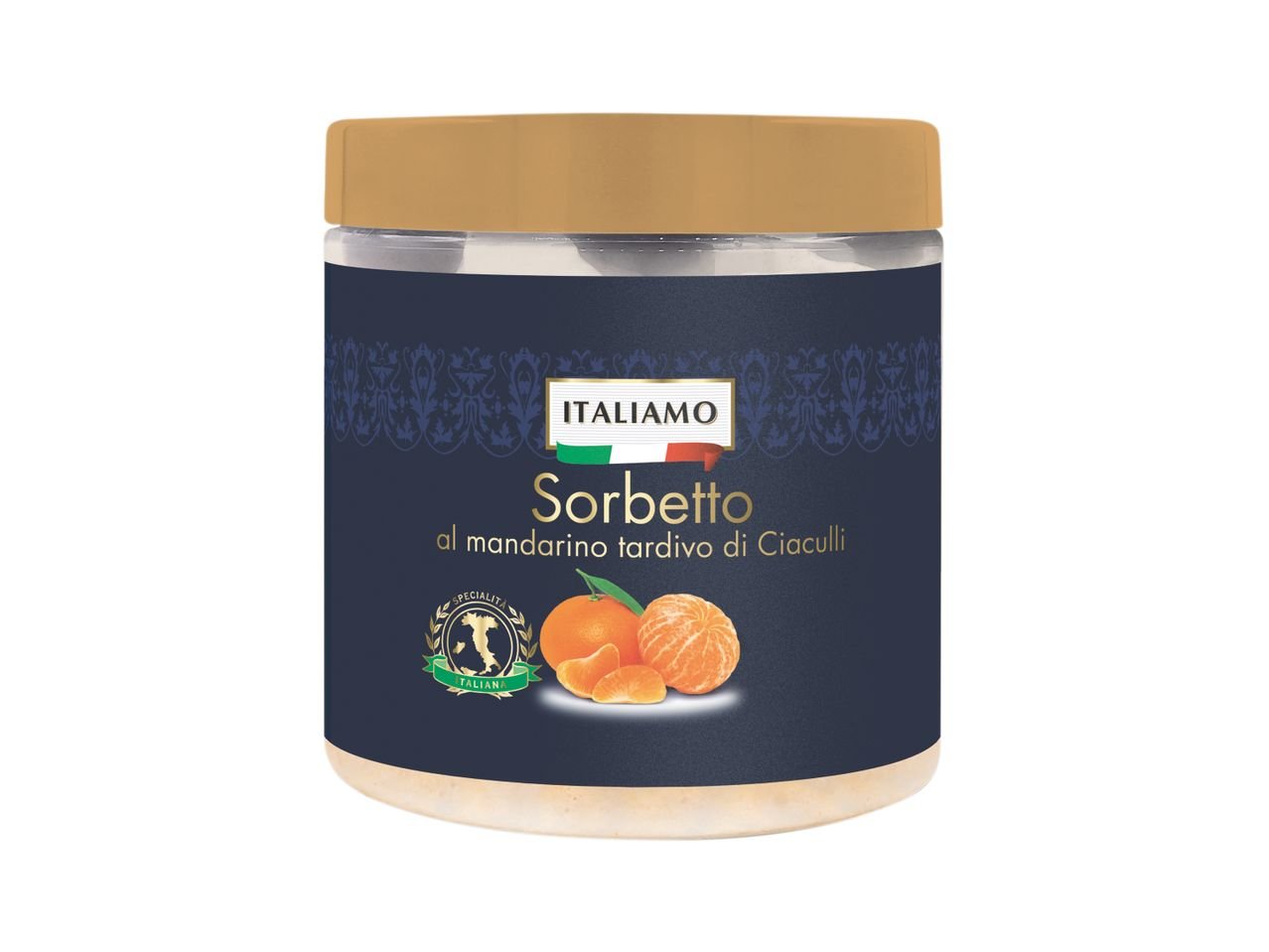 Sorbetto al mandarino di Ciaculli