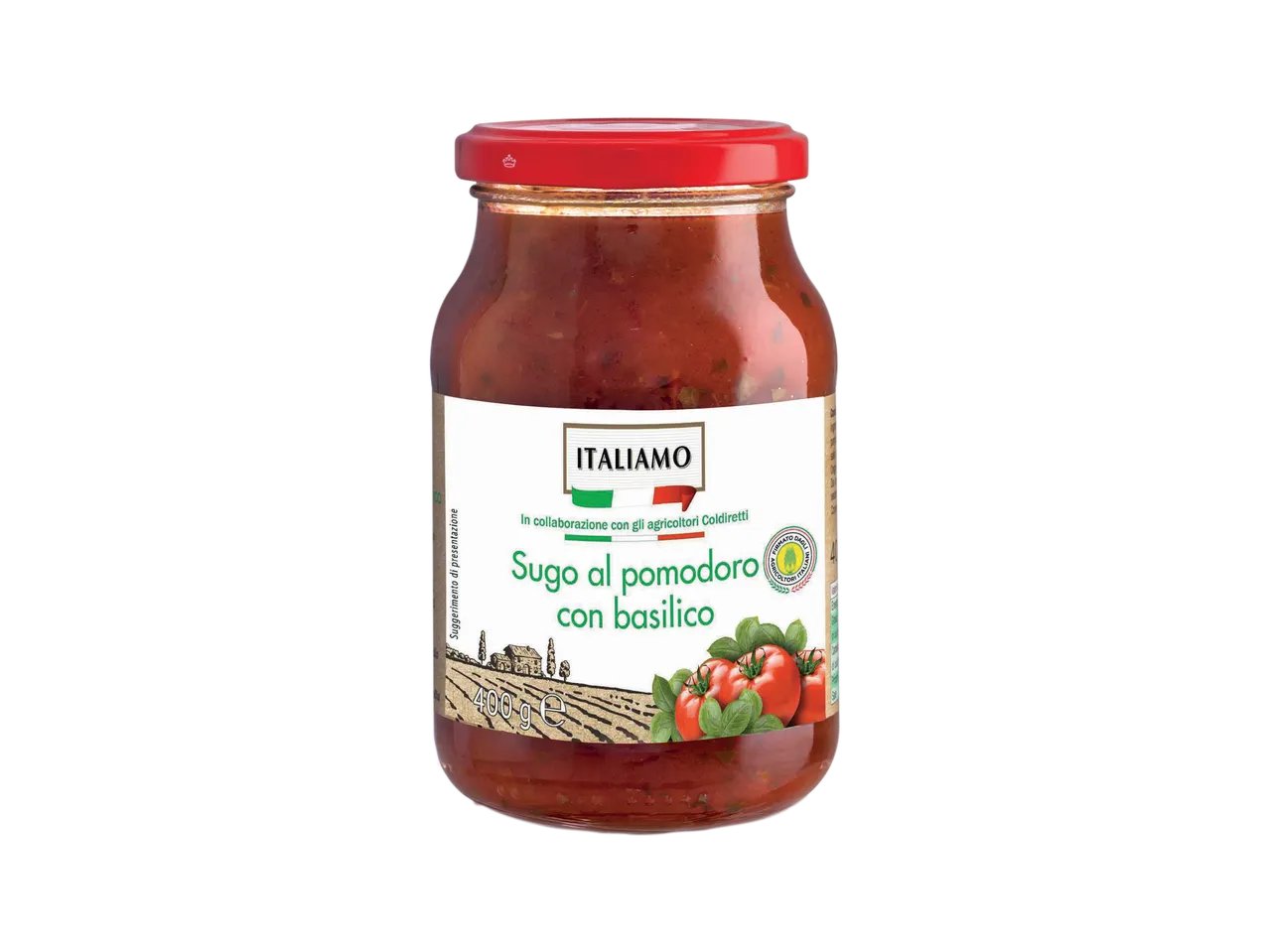 Sugo al pomodoro con basilico