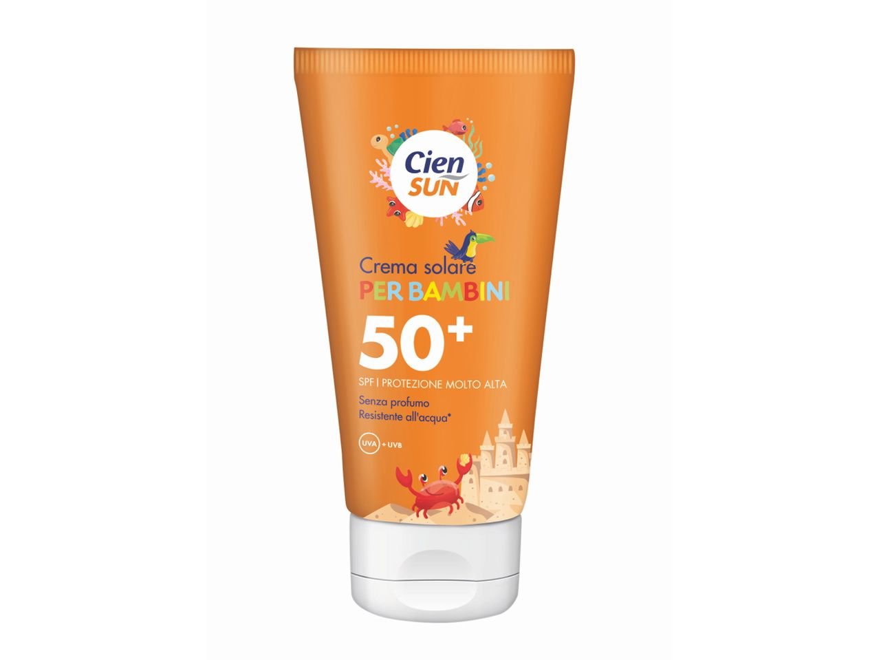 Crema solare per bambini 50+