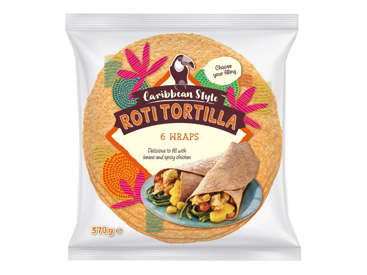 Wraps in stile caraibico