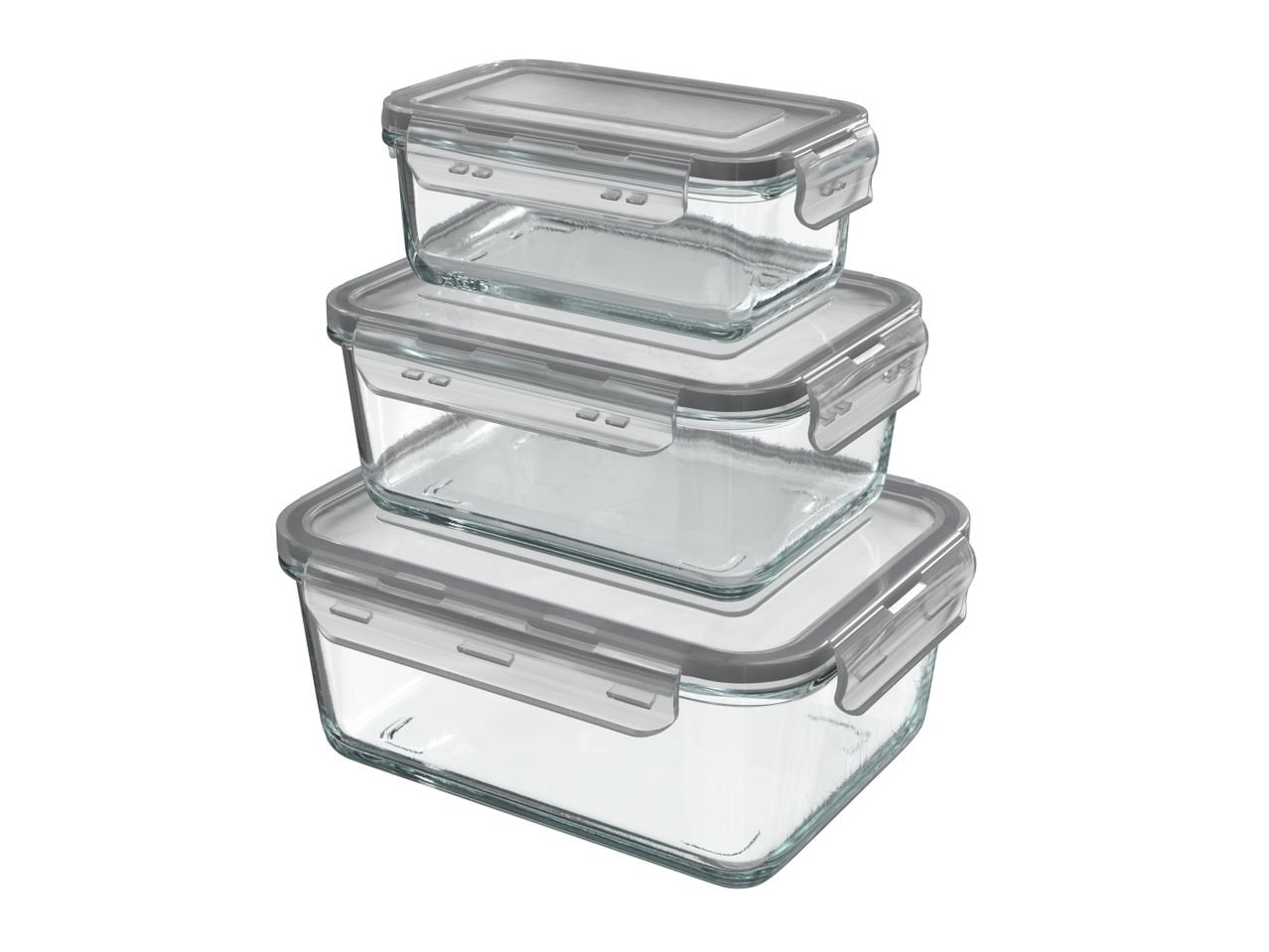 Contenitori salvafreschezza in vetro
