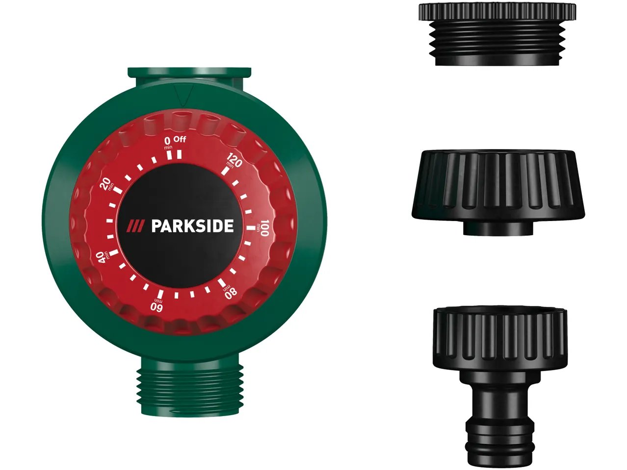 Distributore a due vie, timer per irrigazione o contatore acqua