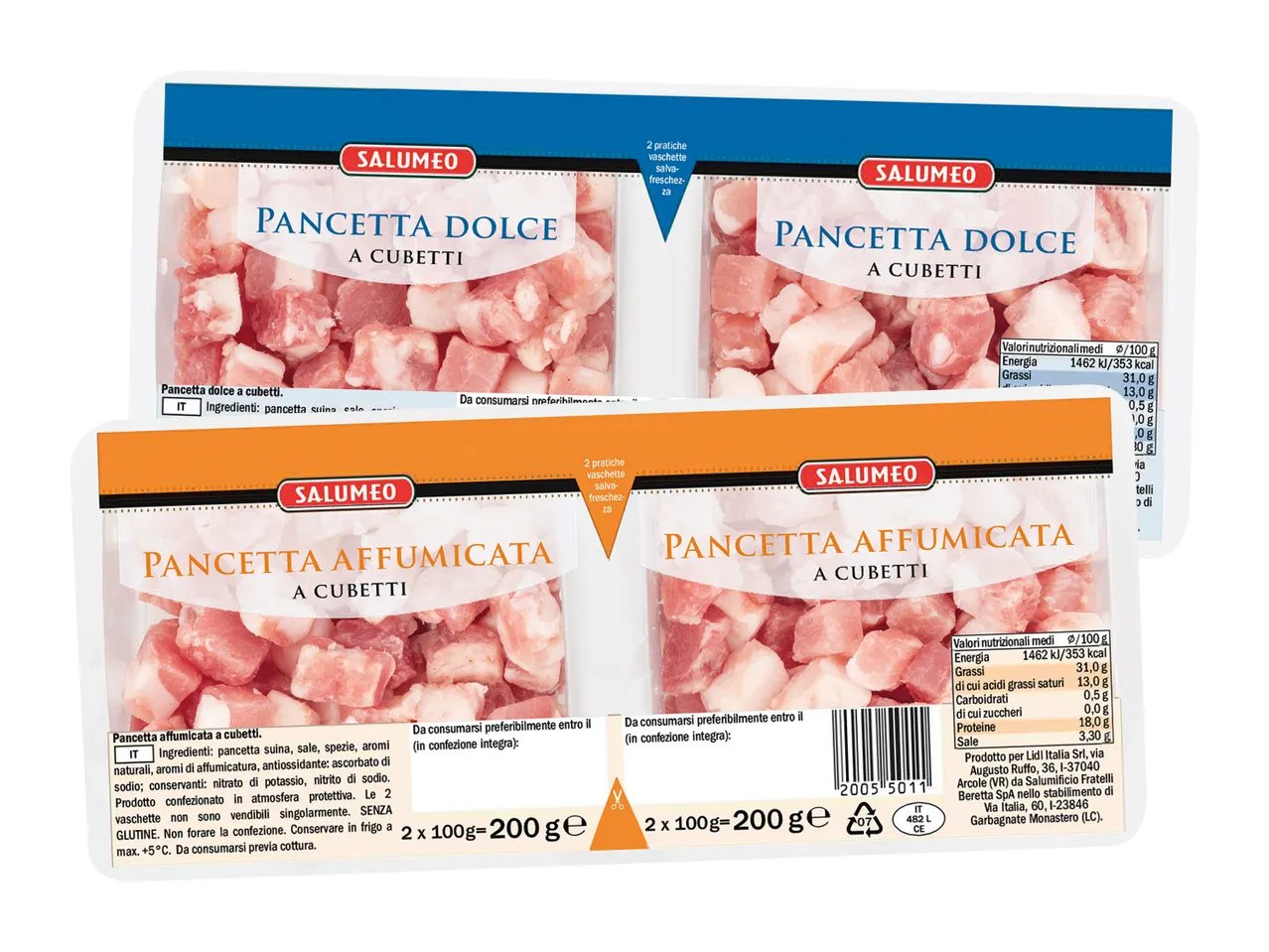 Pancetta a Cubetti
