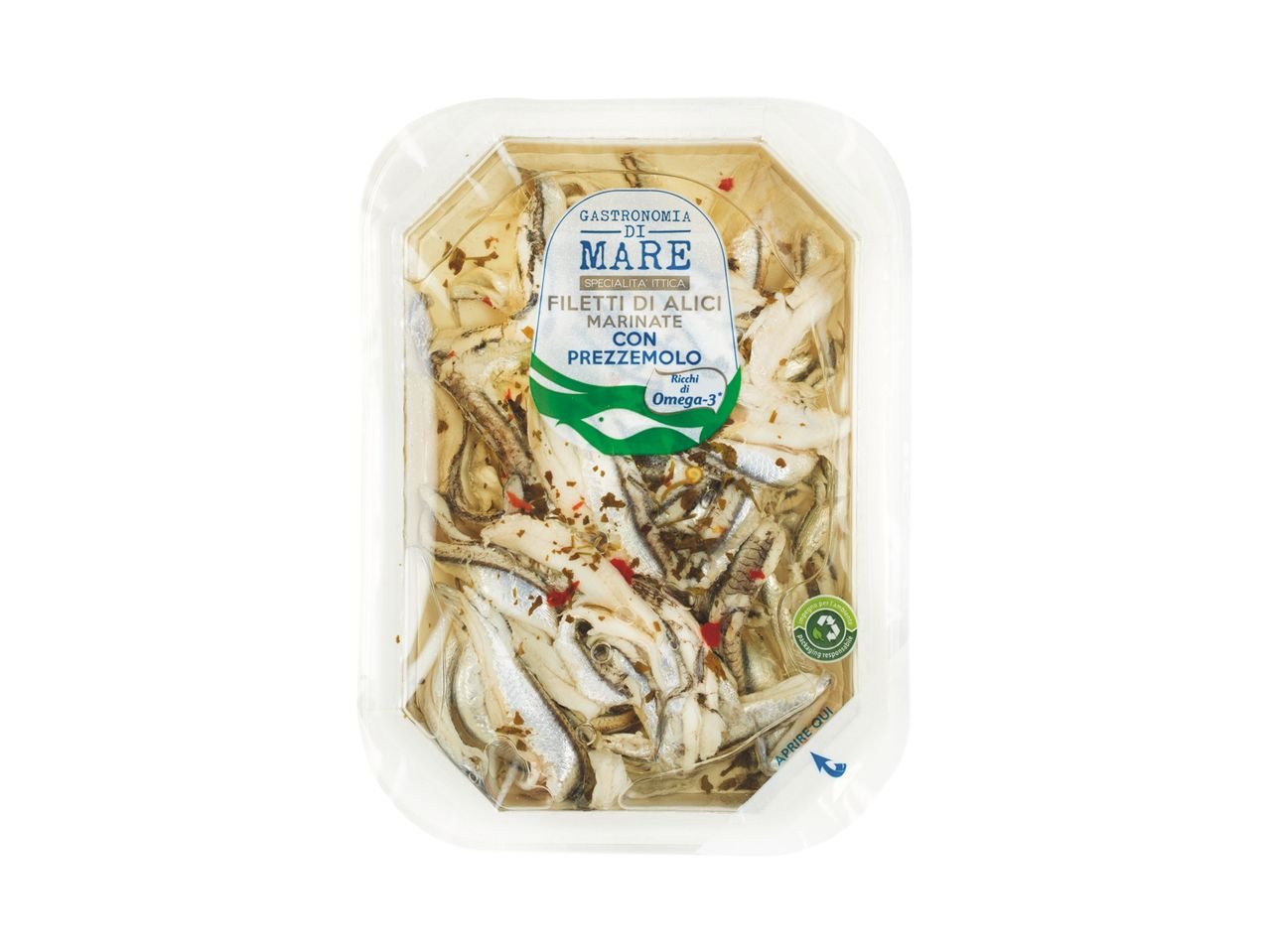 Filetti di alici con prezzemolo