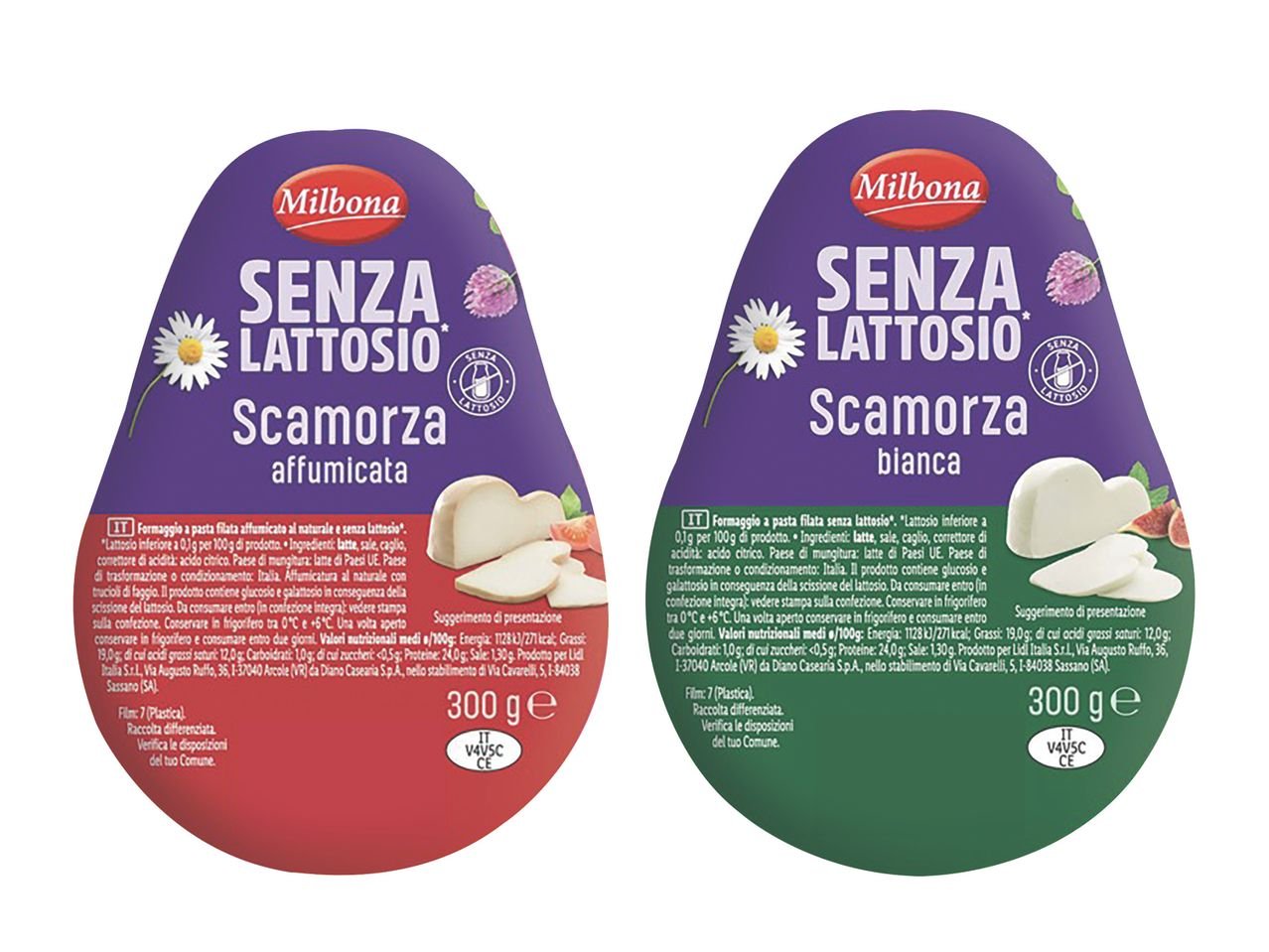 Scamorza senza lattosio
