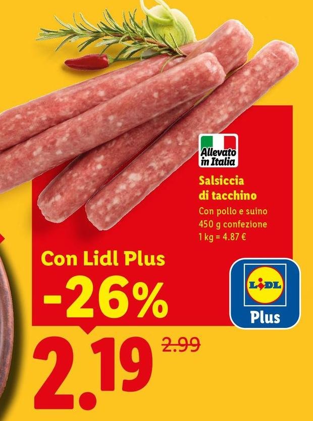 Salsiccia Di Tacchino