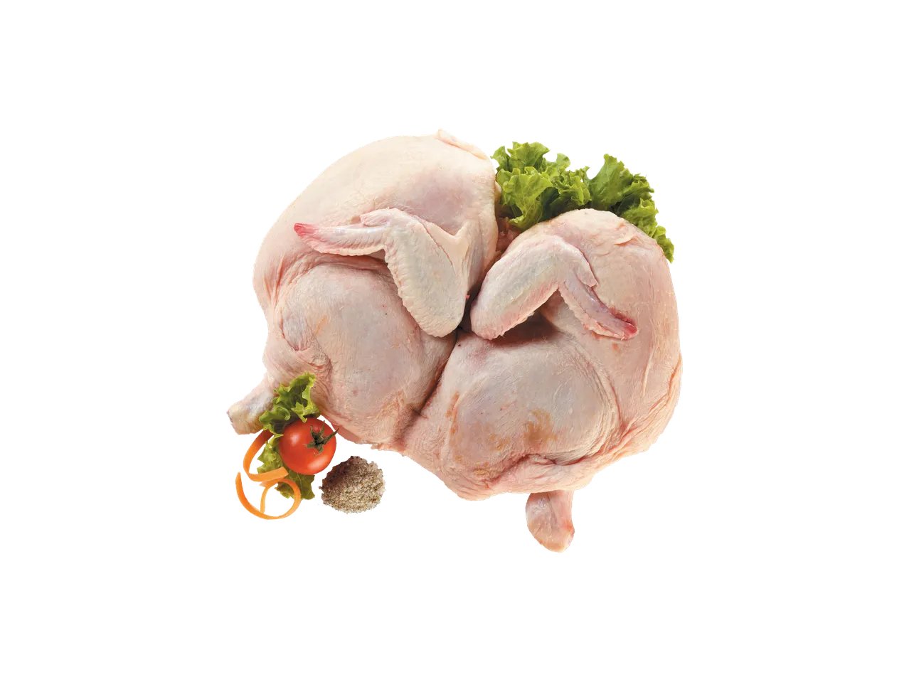 Pollo aperto per griglia