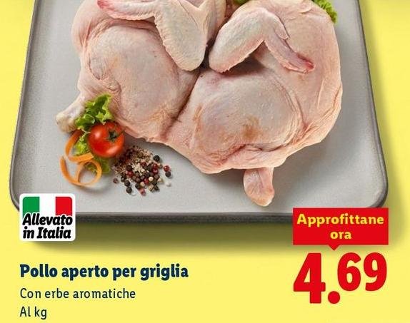Pollo Aperto Per Griglia