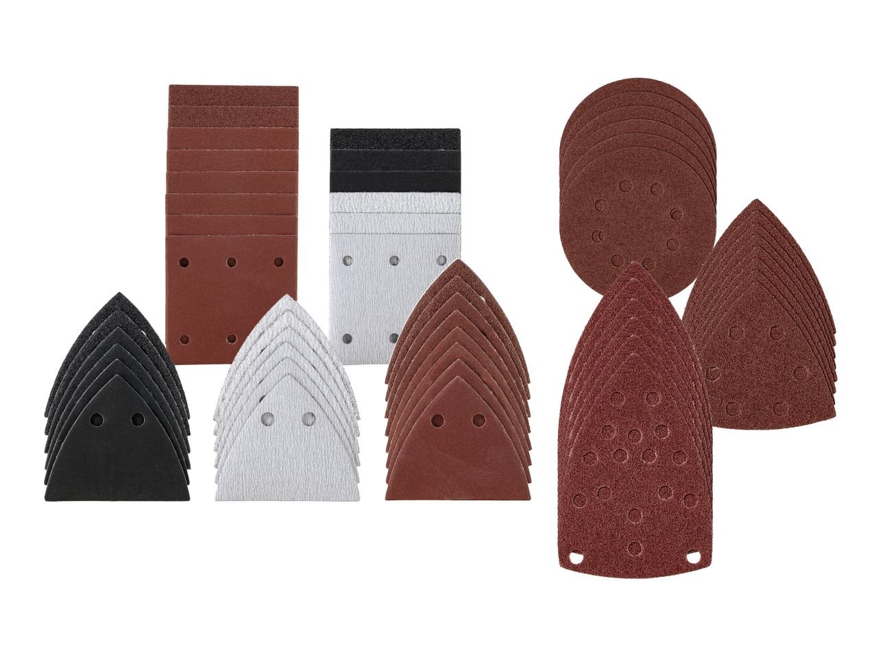 Set carta abrasiva per smerigliatrice