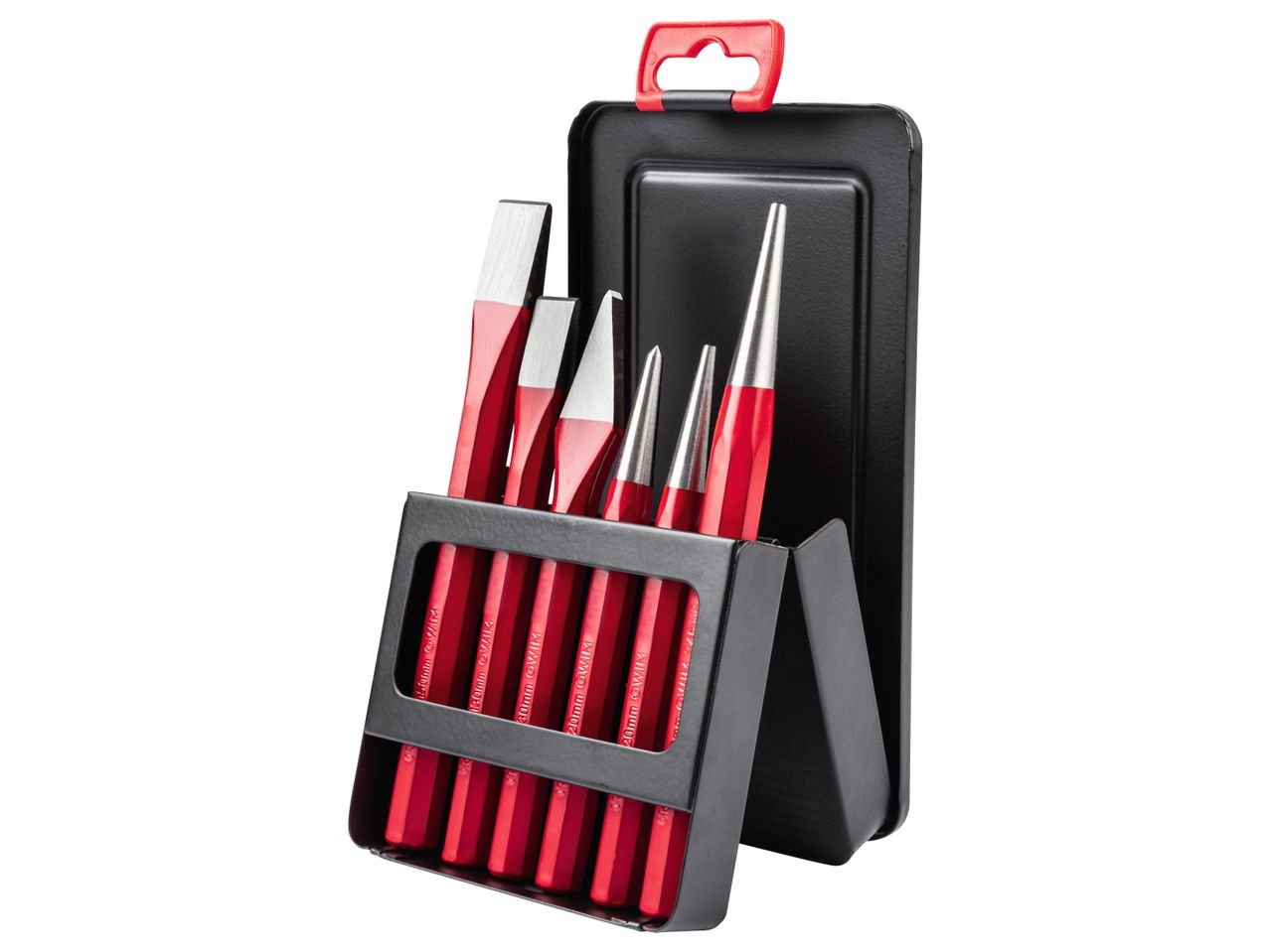 Set utensili a percussione combinati o set cacciachiodi e punzoni