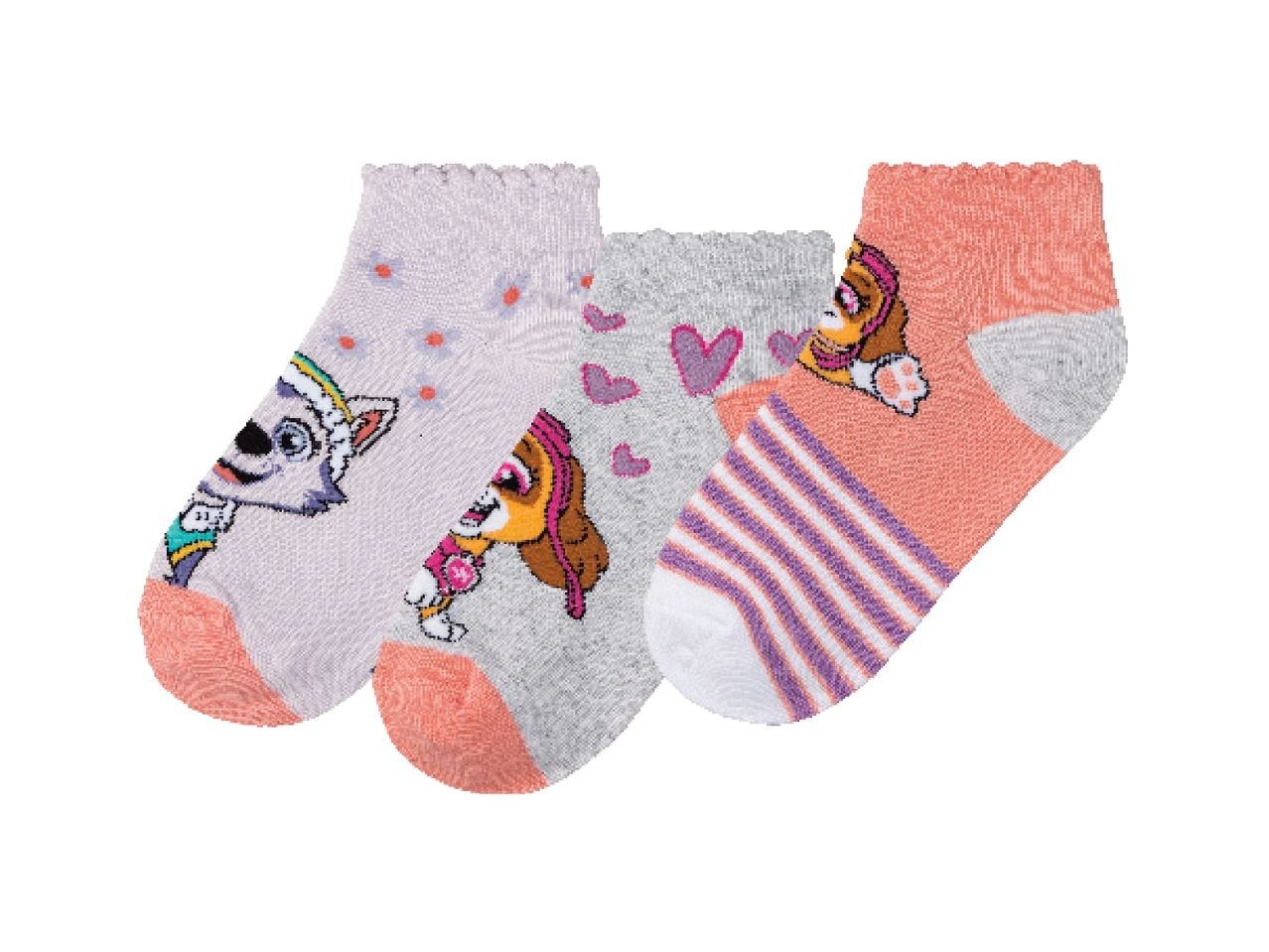 Calzini da bambina "Barbie, Paw Patrol, Peppa Pig"