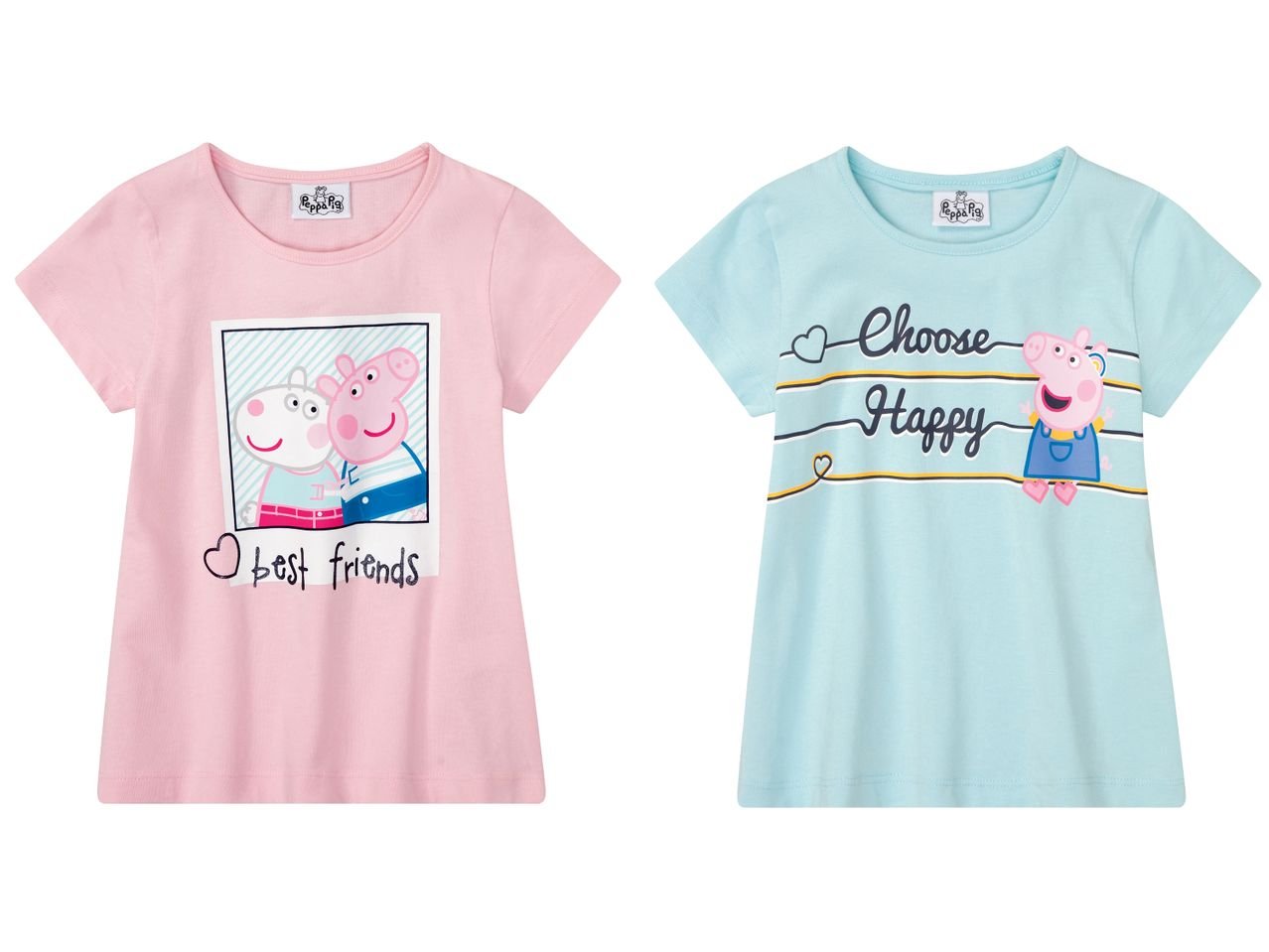 T-shirt da bambina "Barbie, Paw Patrol, Peppa Pig"