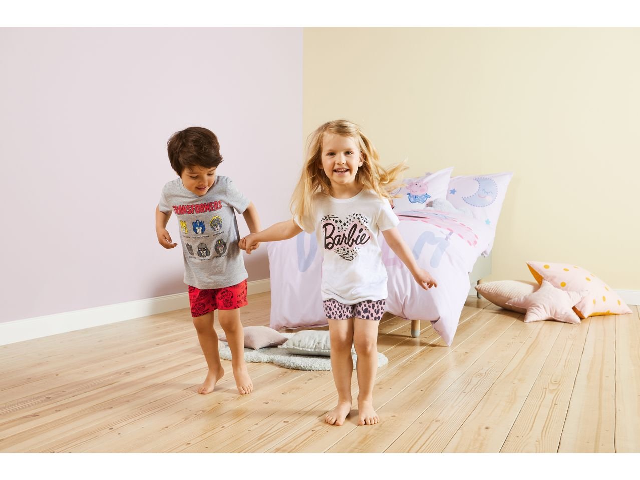 Pigiama corto da bambino "Transformers, Paw Patrol, Jurassic World"