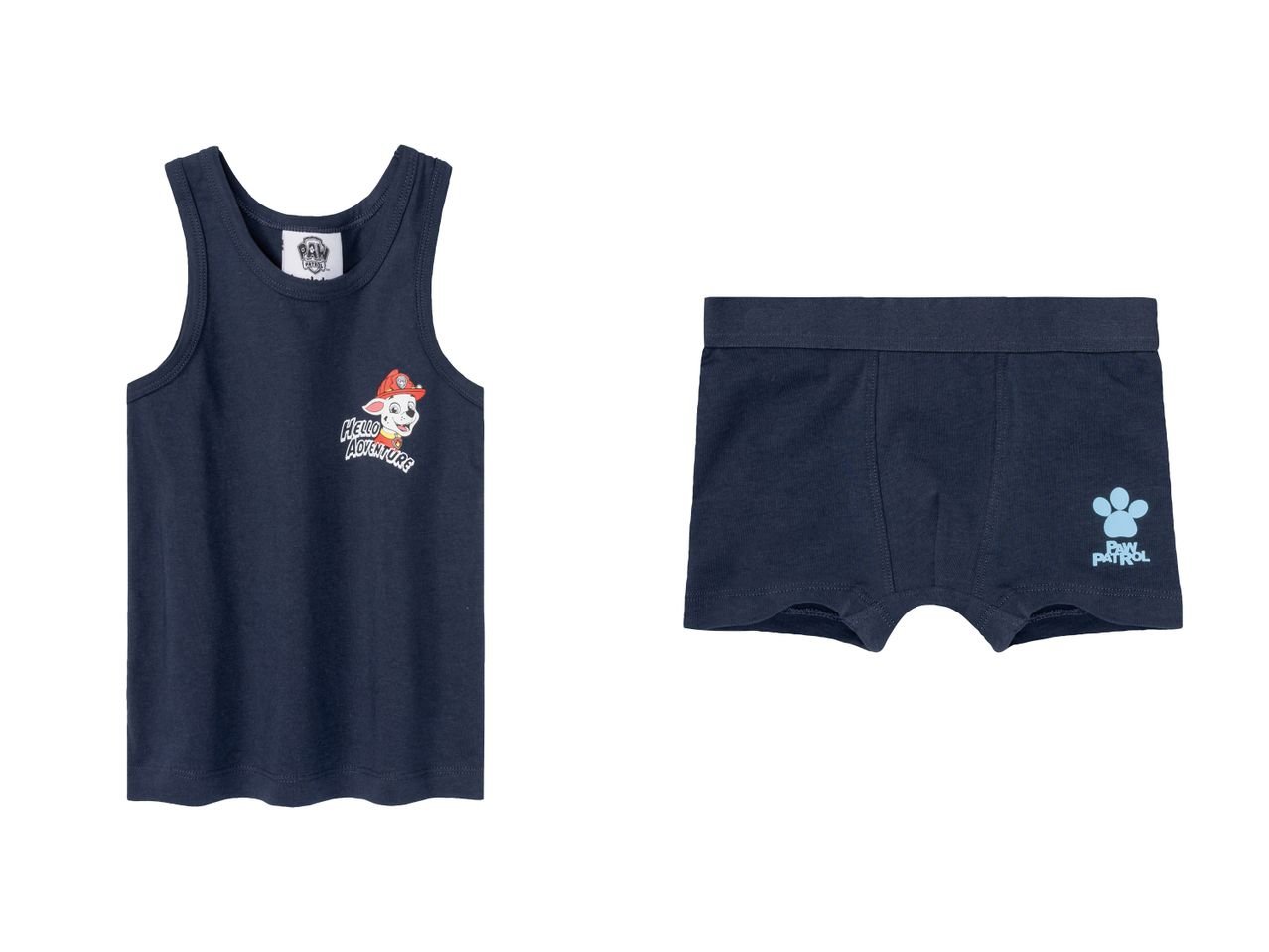 Coordinato intimo da bambino "Transformers, Paw Patrol, Jurassic World"