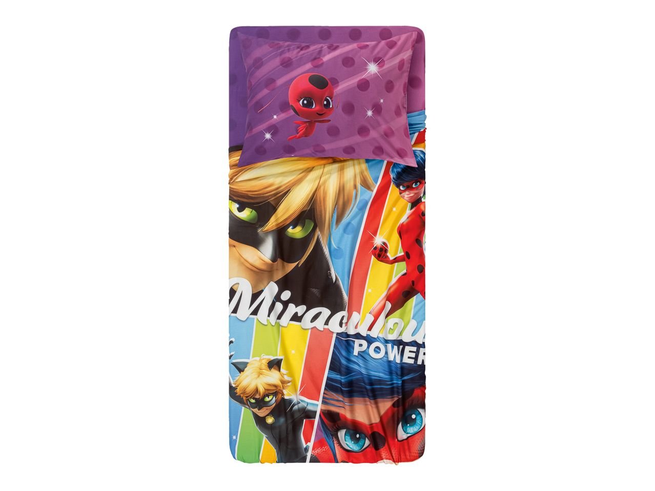 Completo lenzuola singole "Paw Patrol, My Little Pony, Miraculous, Peppa Pig, Jurassic World"