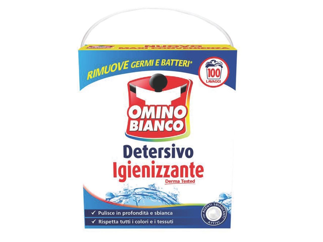 Detersivo igienizzante in polvere