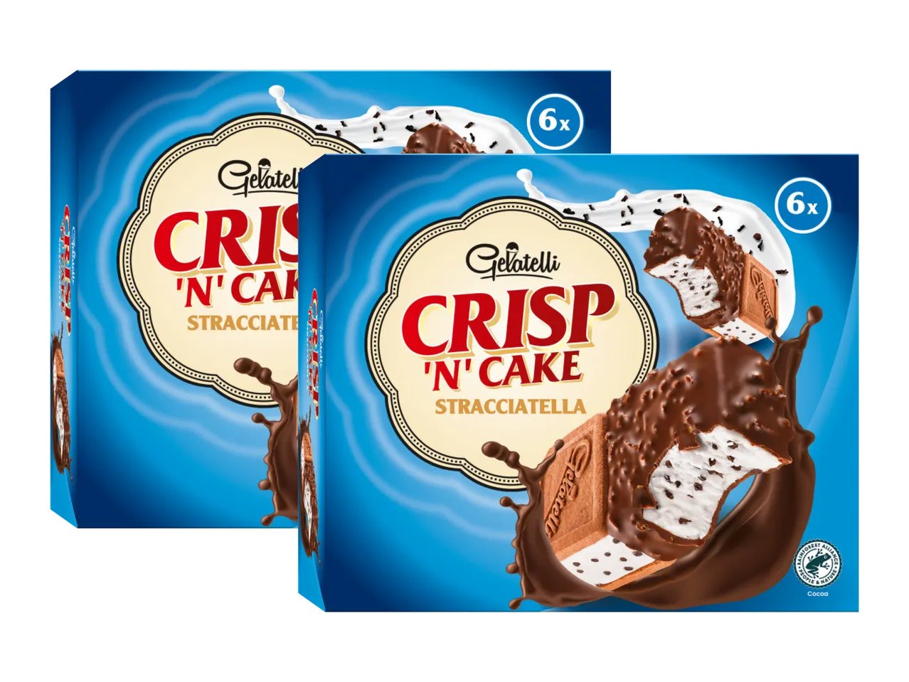 Crisp ‘n’ cake stracciatella