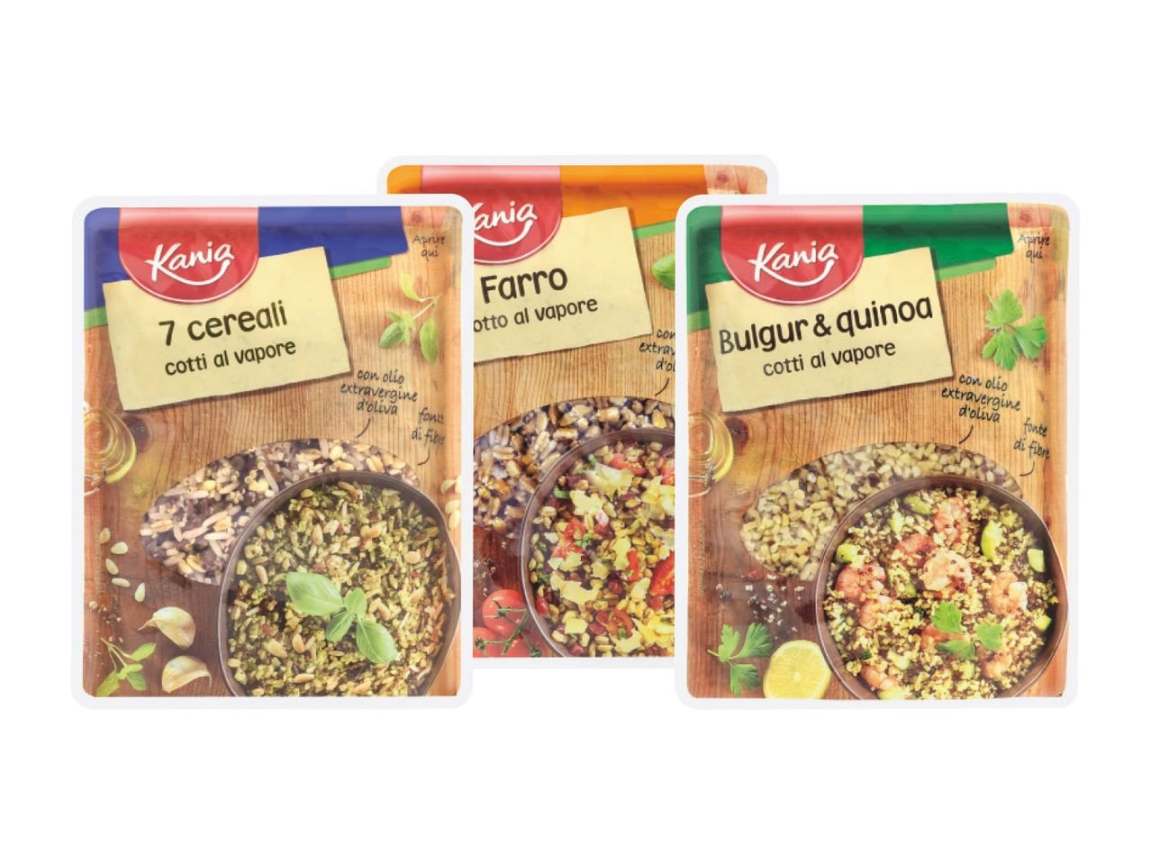 Piatti pronti cotti al vapore