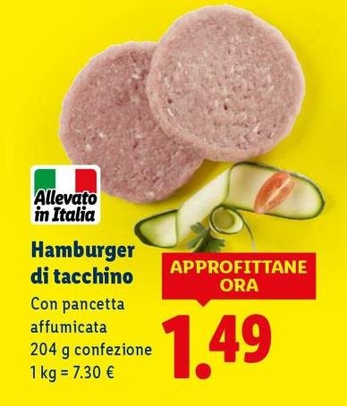 Hamburger Di Tacchino