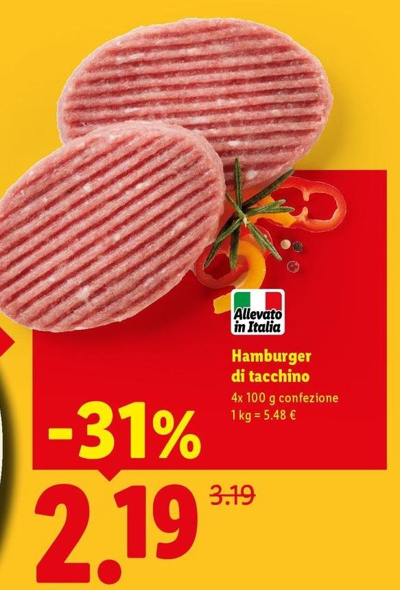 Hamburger Di Tacchino