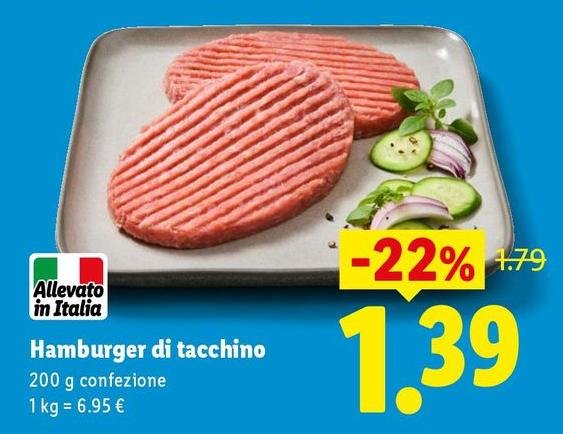 Hamburger Di Tacchino