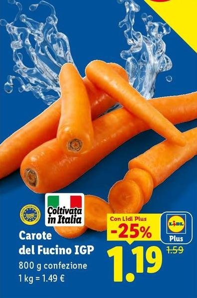 Carote Del Fucino IGP