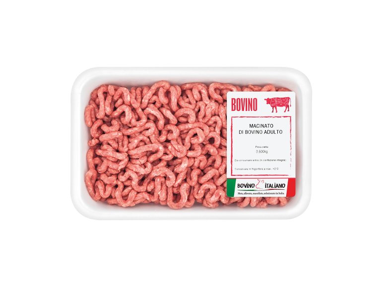 Macinato di bovino adulto