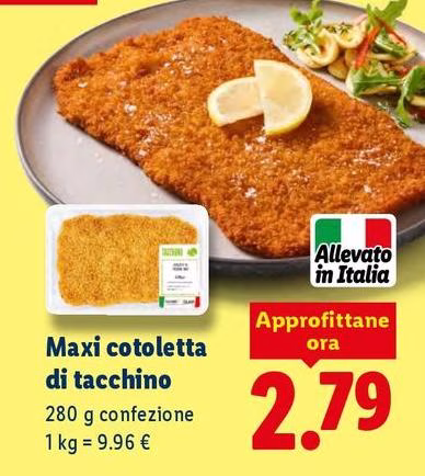 Maxi -  Cotoletta Di Tacchino