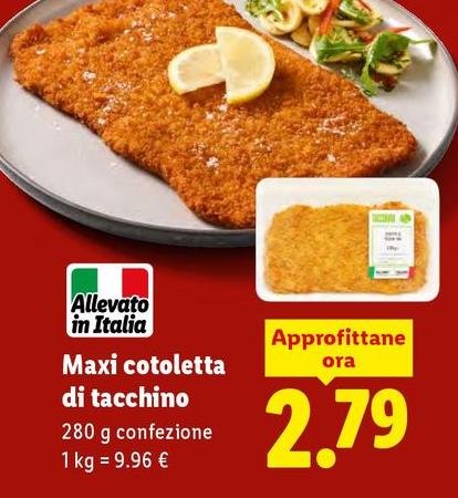 Maxi Cotoletta Di Tacchino