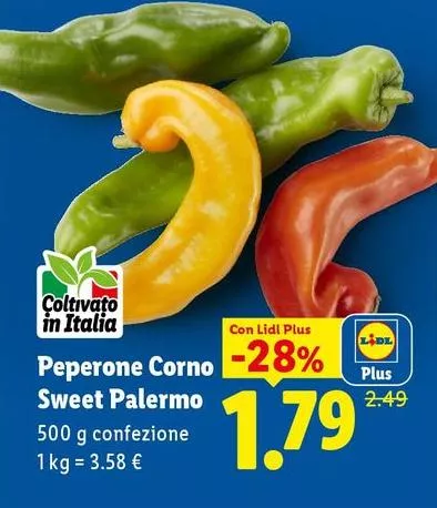 Peperone Corno Sweet Palermo