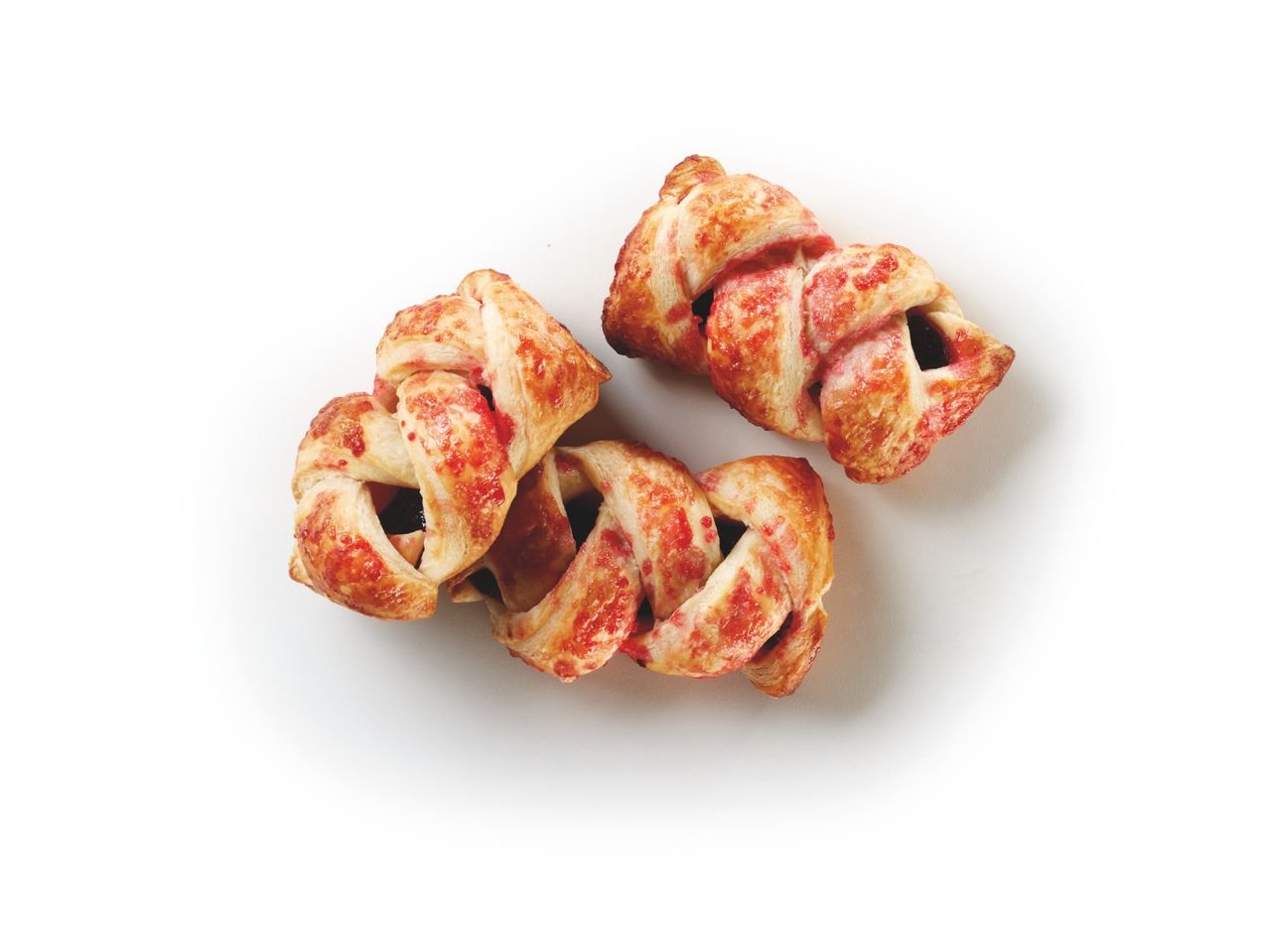 Treccia ai frutti rossi