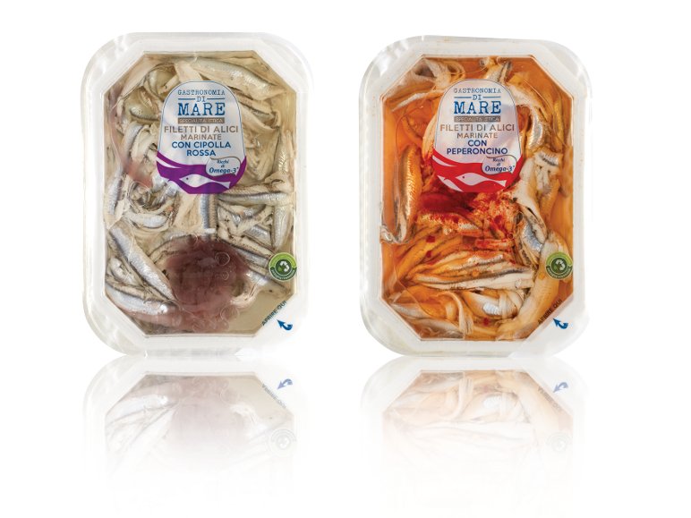 Filetti di alici marinate