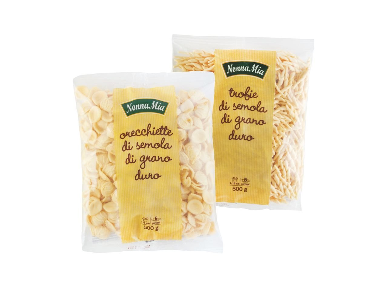 Pasta fresca Orecchiette o trofie