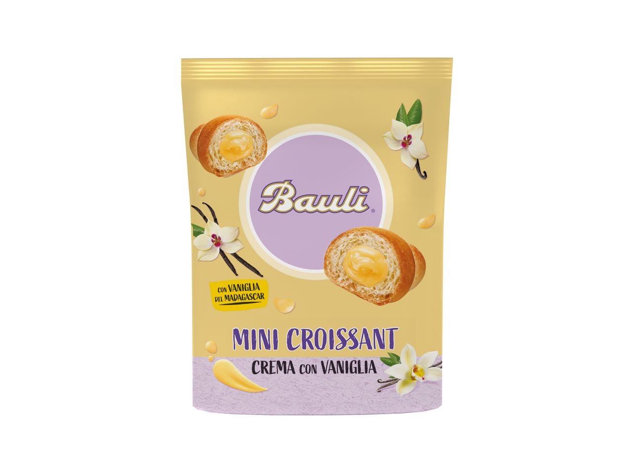 Mini croissant alla crema