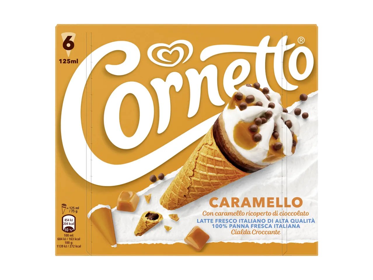 Cornetto caramello
