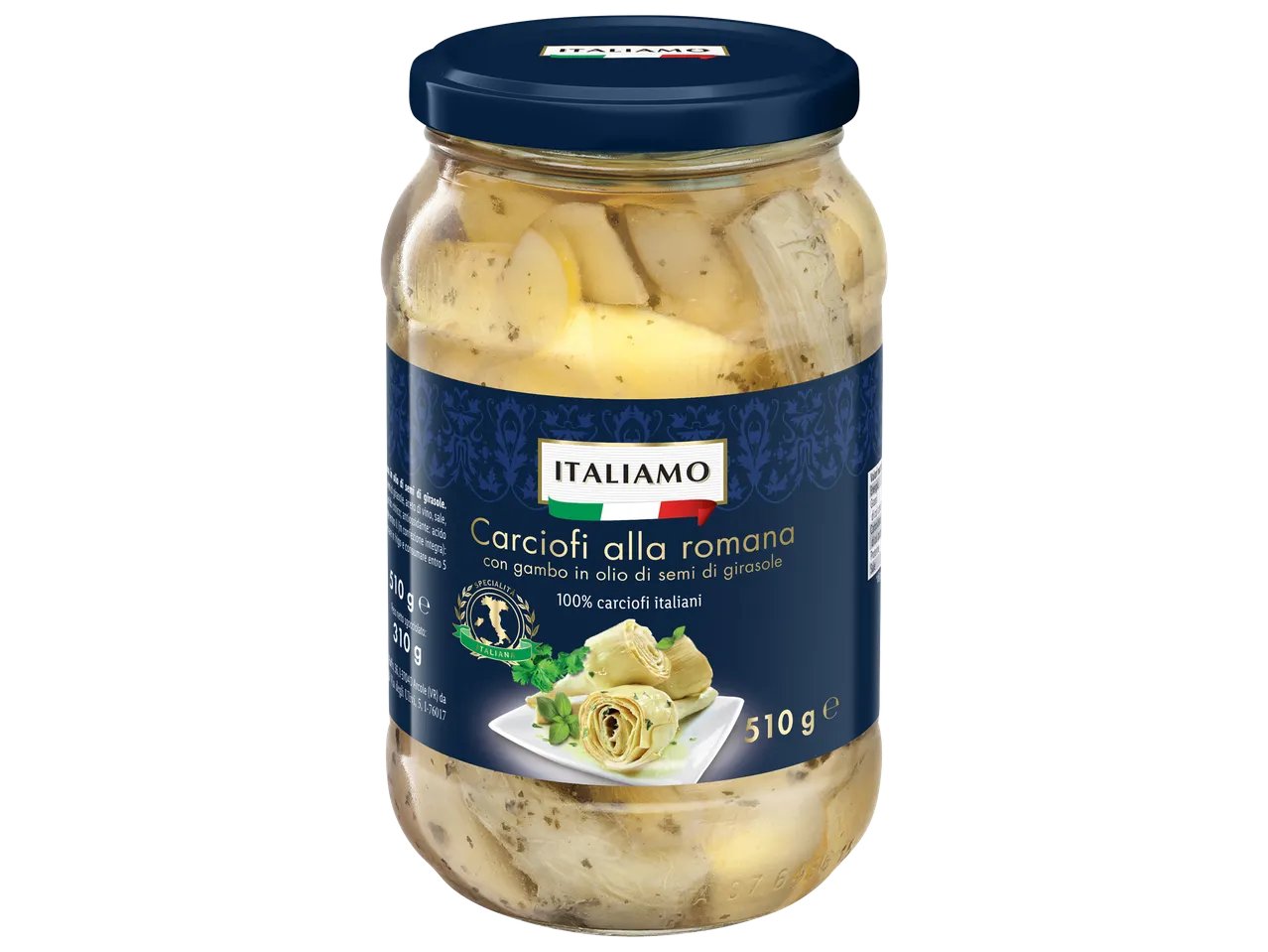 Carciofi alla romana con gambo