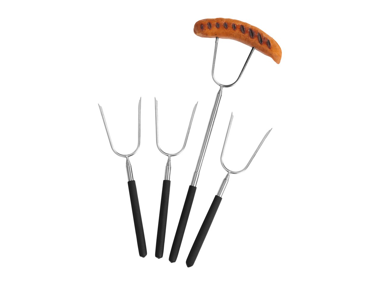 Set spiedini telescopici per barbecue