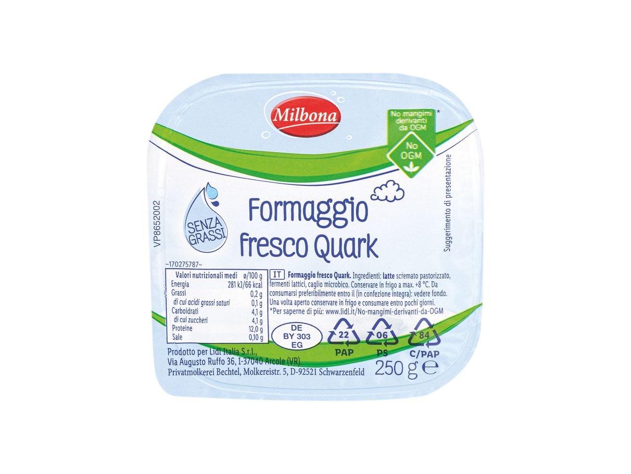Formaggio Fresco Quark 0%