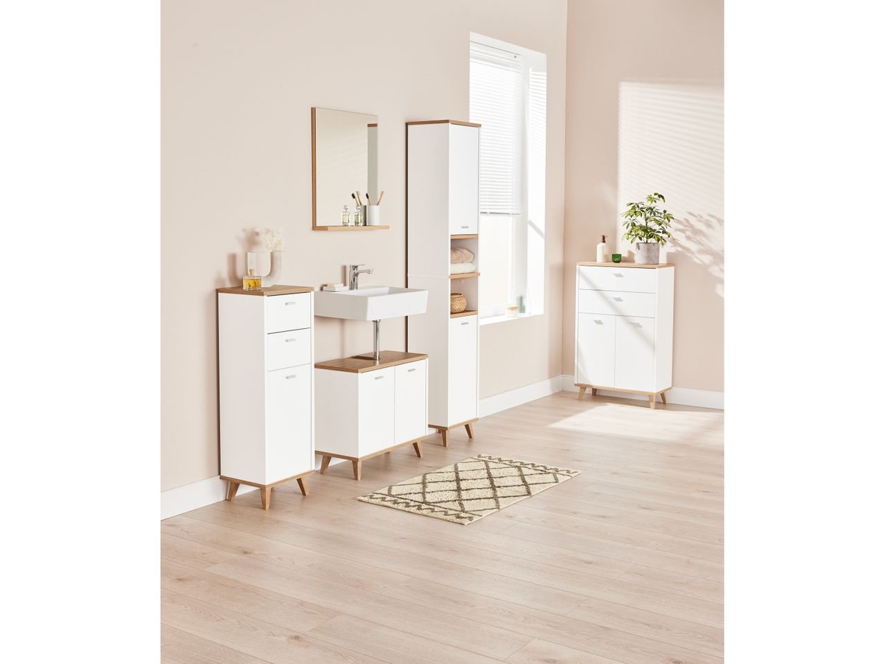 Armadietto a colonna per bagno