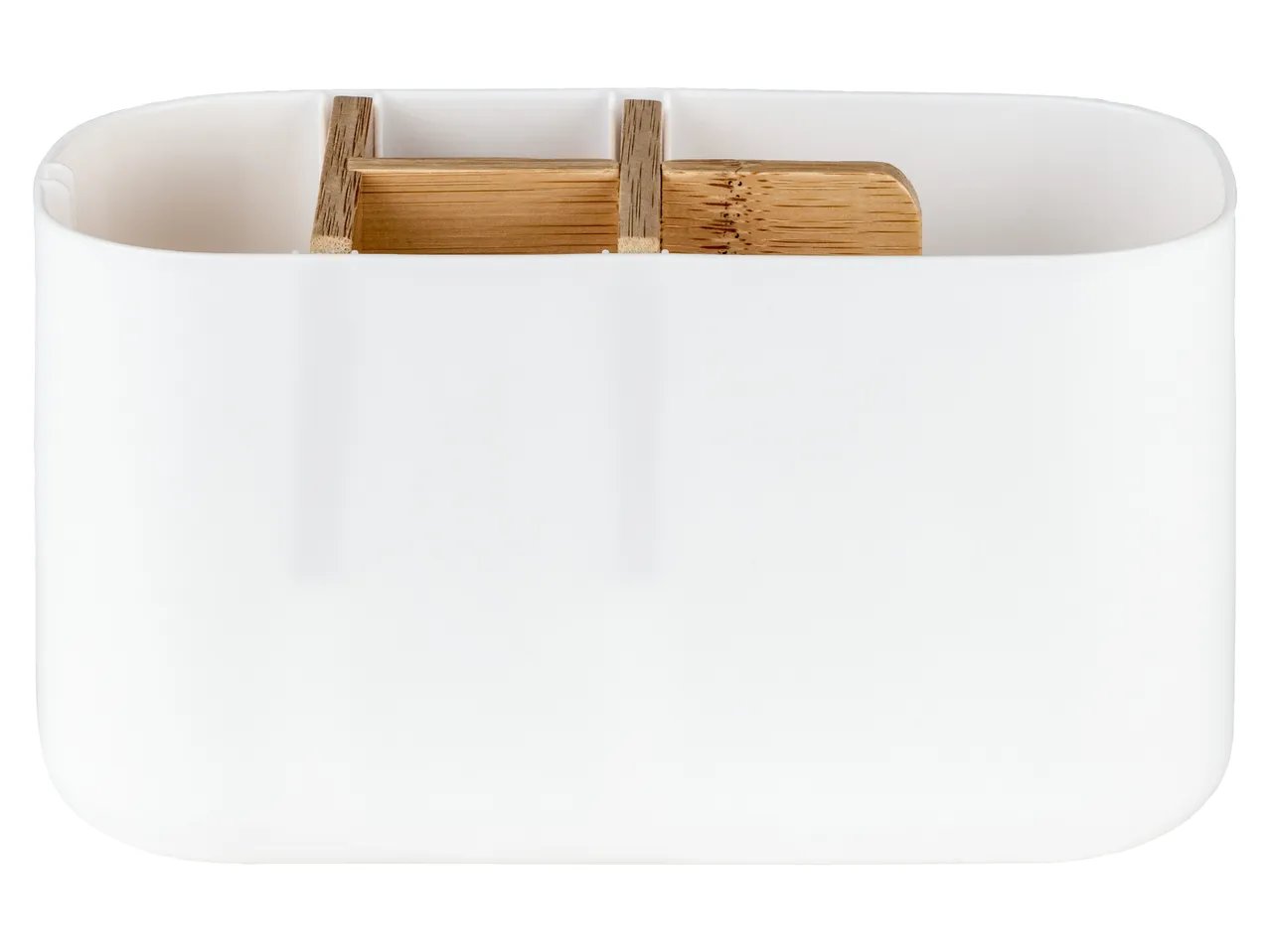 Tergivetri per doccia, organizer, contenitore per cotton fioc o dispenser per sapone in bambù