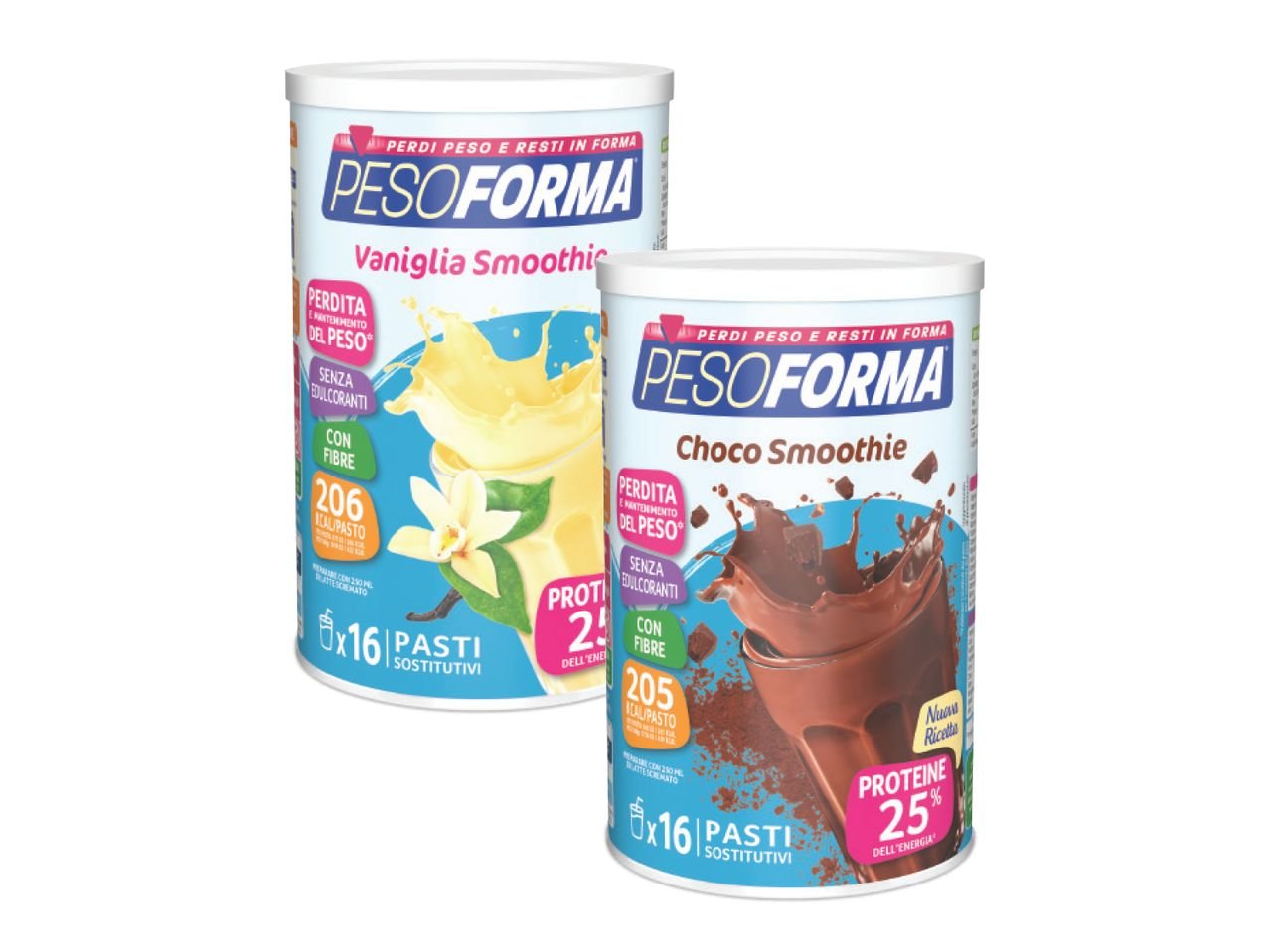 Vaniglia o Choco Smoothie