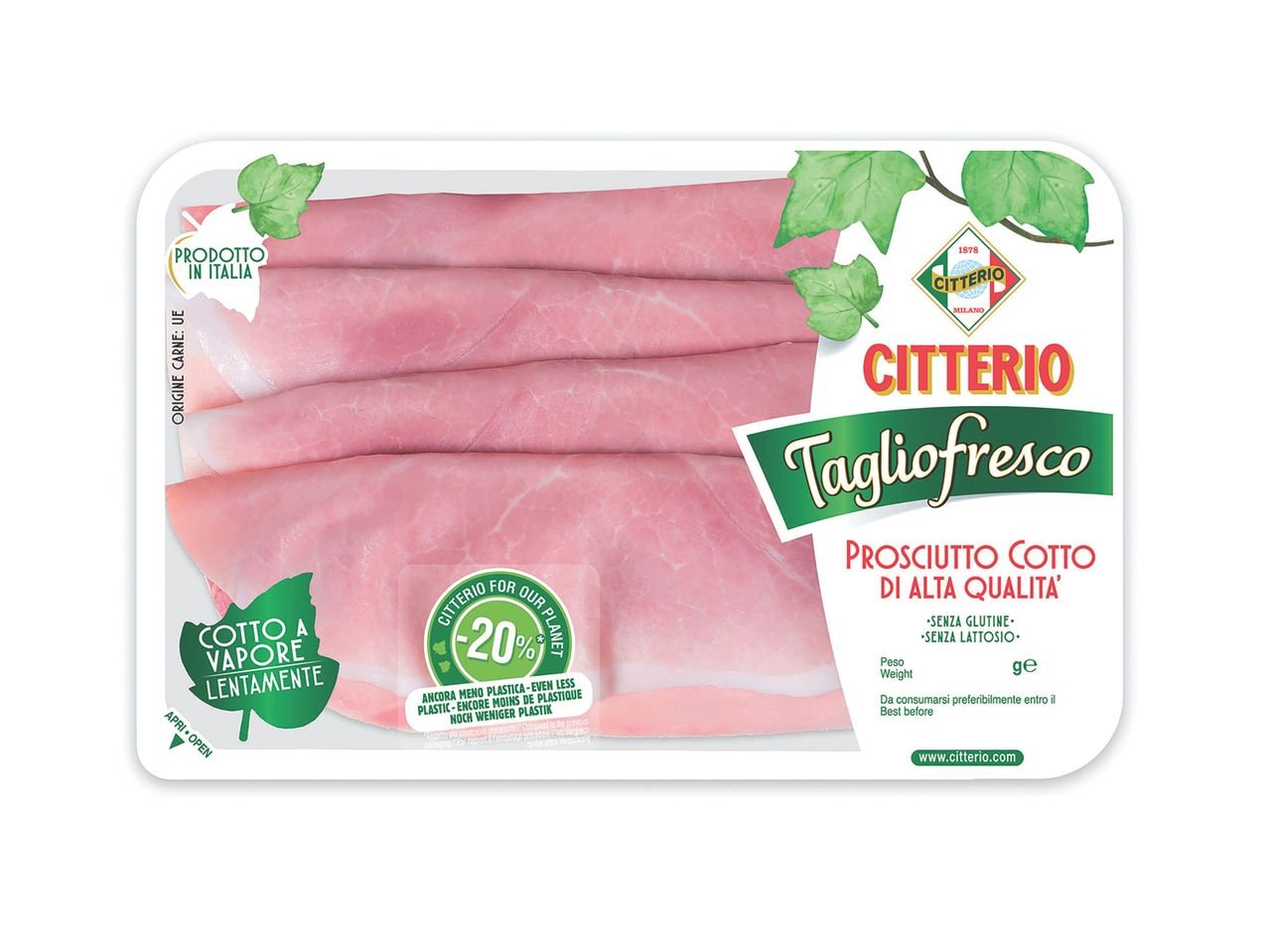 Tagliofresco prosciutto cotto di alta qualità