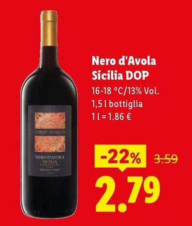 Nero D'Avola Sicilia DOP