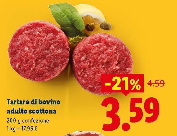 Tartare Di Bovino Adulto Scottona