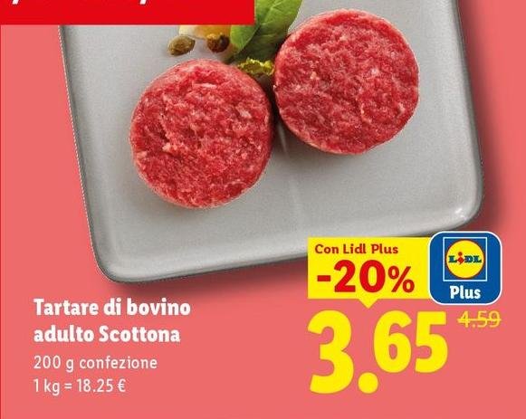 Tartare Di Bovino Adulto Scottona