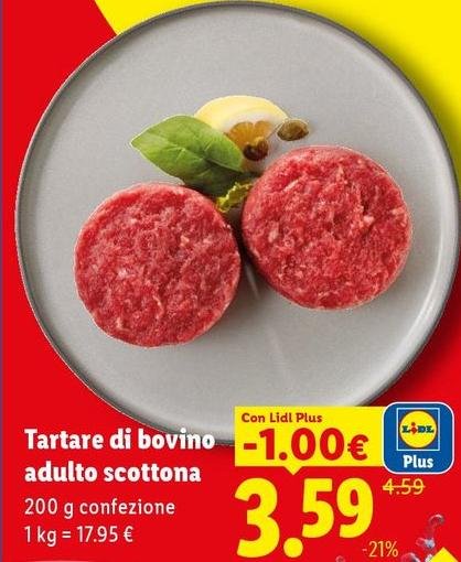 Tartare Di Bovino Adulto Scottona