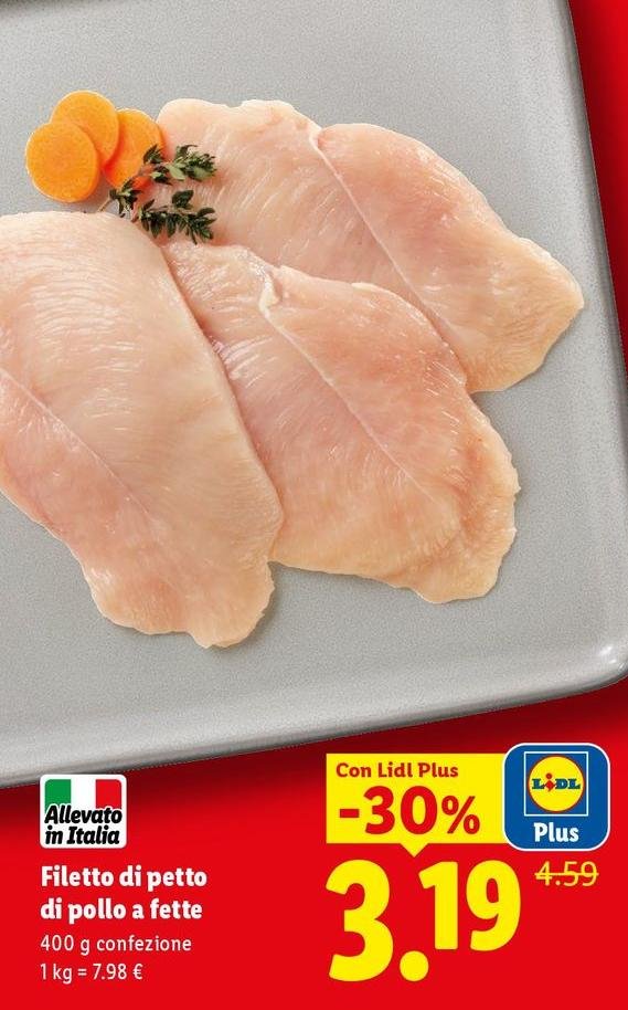 Filetto Di Petto Di Pollo A Fette