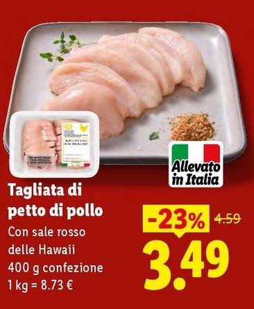 Tagliata Di Petto Di Pollo