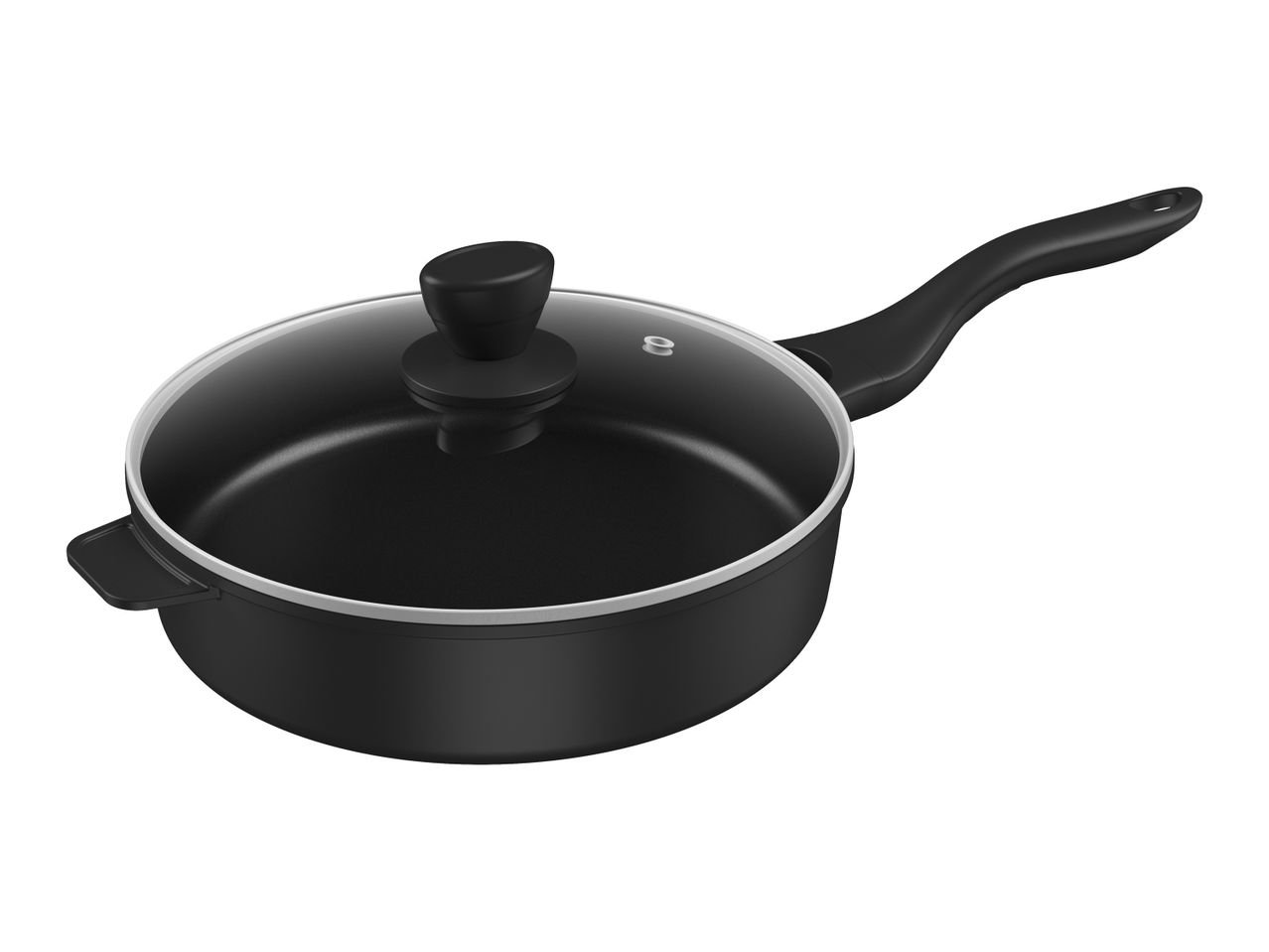 Casseruola con coperchio in vetro